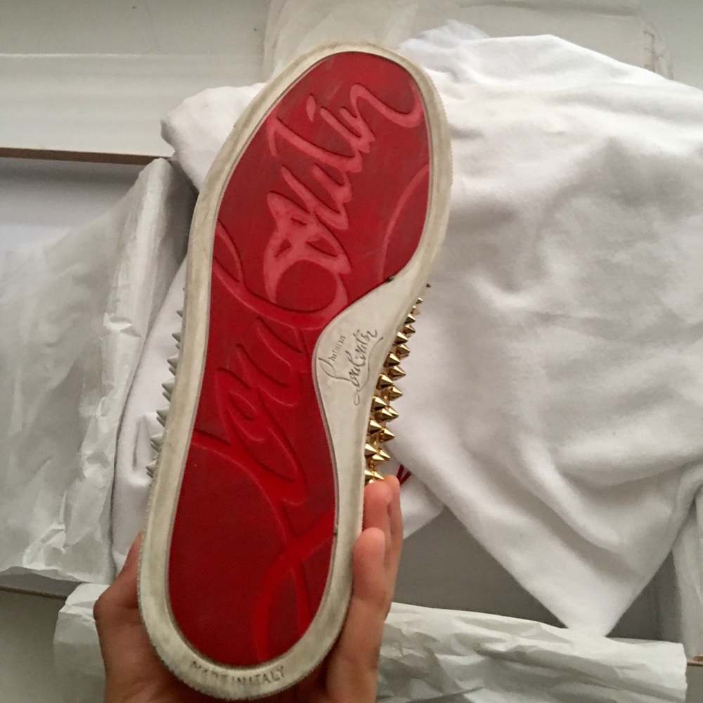 Christian Louboutin Sneakers | Louis Spikes Flat - Picture 13 of 16